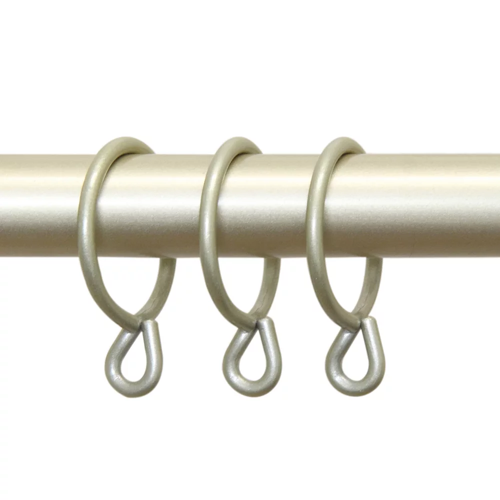 Rod Desyne Decorative 1-3/8" ID Ring With Eyelet 10-pack Set 3 Rod Desyne Decorative 1-3/8" ID Ring With Eyelet 10-pack Set