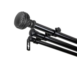Rod Desyne Ornament Triple Curtain Rod