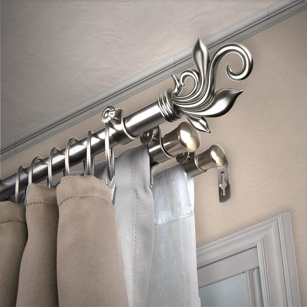 Rod Desyne Delilah Triple Curtain Rod 4 Rod Desyne Delilah Triple Curtain Rod - Image 2