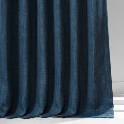 EFF Monochromatic Faux Linen Room Darkening 2-pack Window Curtain Set 12 EFF Monochromatic Faux Linen Room Darkening 2-pack Window Curtain Set -Greenland Home Fashions Shop 5083262 ALT4