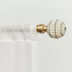 Exclusive Home Curtains Diana Adjustable Curtain Rod And Finial Set -Greenland Home Fashions Shop 5093813 ALT