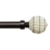 Exclusive Home Curtains Diana Adjustable Curtain Rod And Finial Set -Greenland Home Fashions Shop 5093813 Matte Bronze