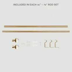 Exclusive Home Curtains Eleanor Adjustable Curtain Rod And Finial Set -Greenland Home Fashions Shop 5093820 ALT5