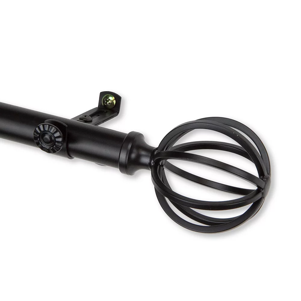 Rod Desyne Cage 13/16" Single Curtain Rod 28"-48" 3 Rod Desyne Cage 13/16" Single Curtain Rod 28"-48"