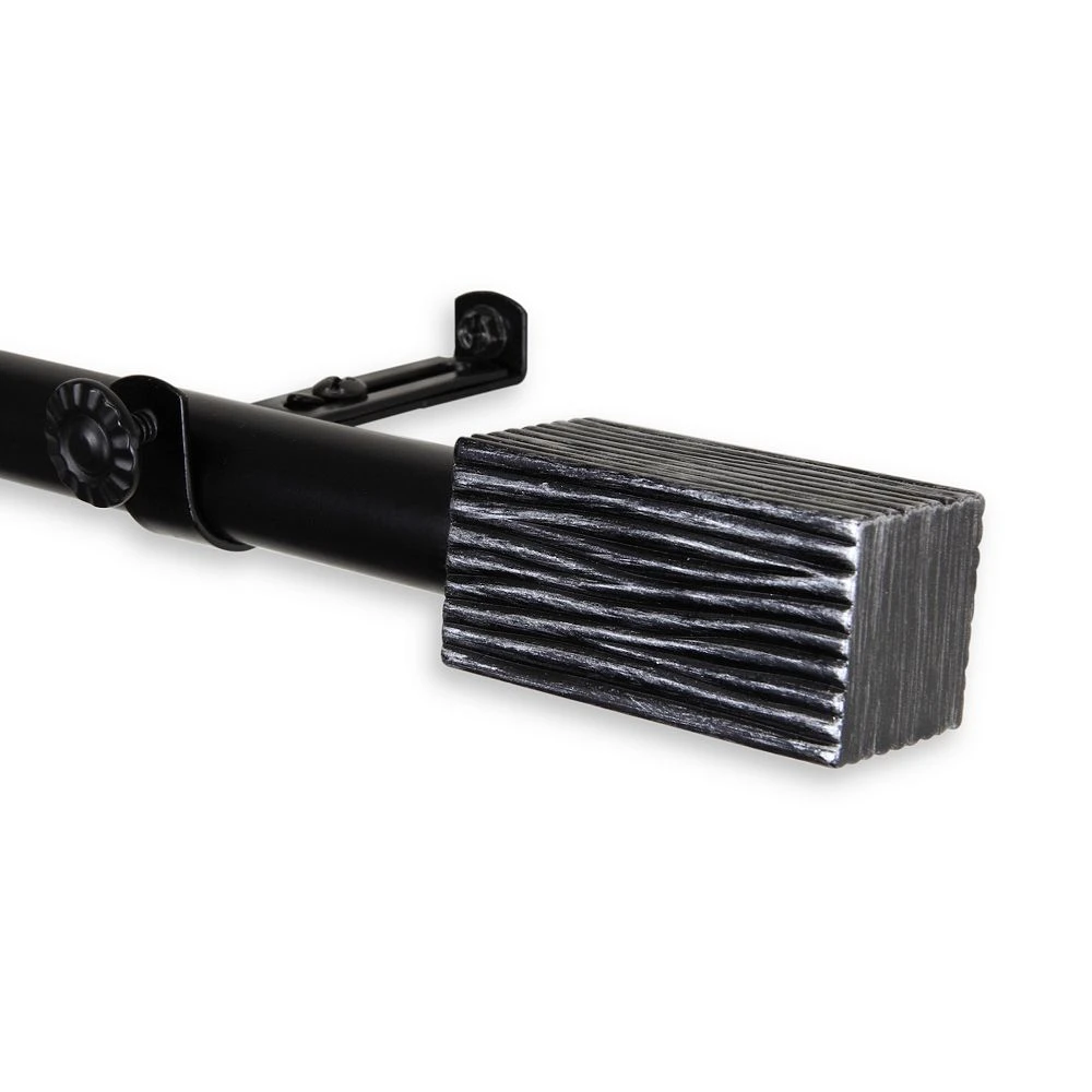 Rod Desyne Alder 13/16" Single Curtain Rod 66"-120" 3 Rod Desyne Alder 13/16" Single Curtain Rod 66"-120"