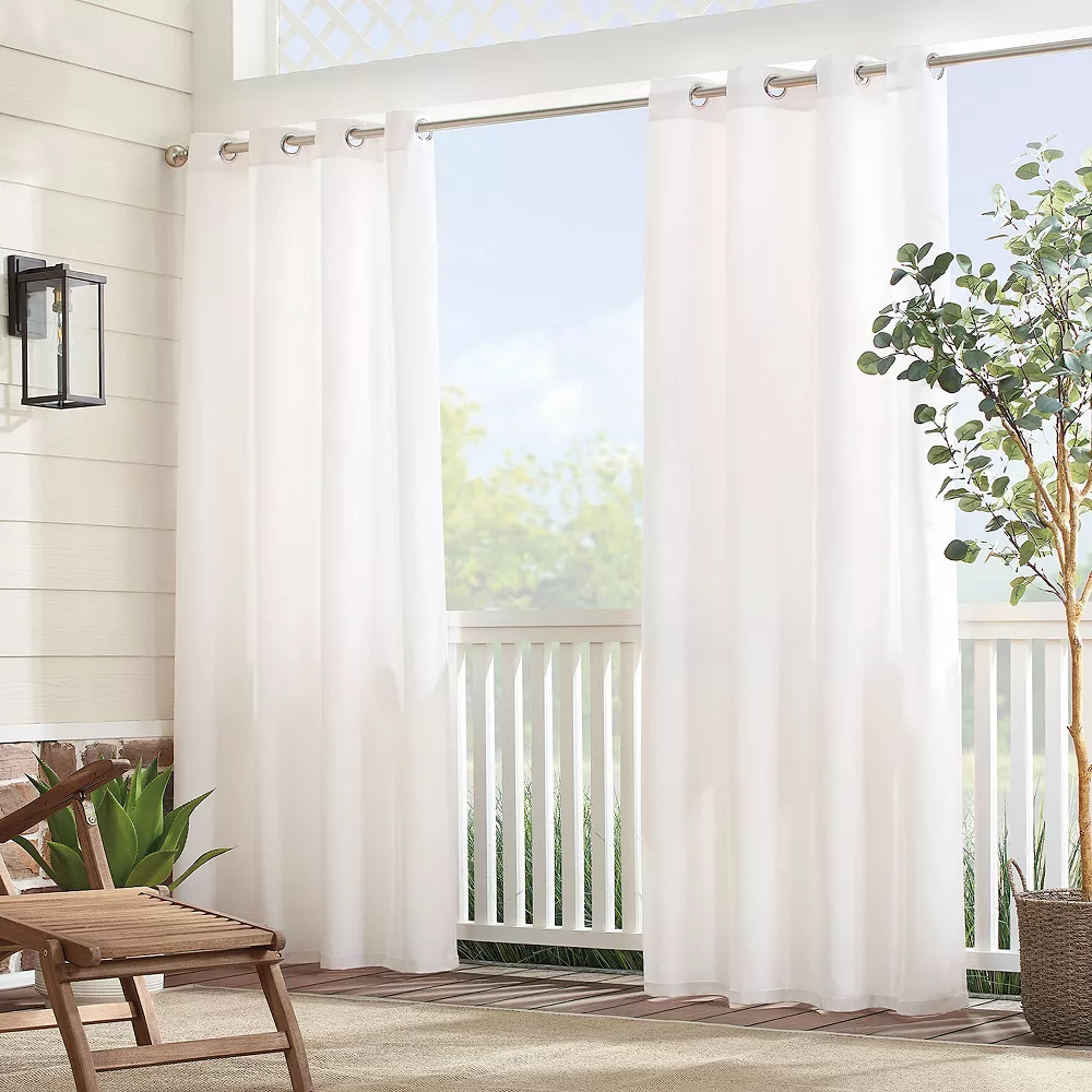 Sunbrella Canvas Solid Indoor/Outdoor UV Resistant Grommet Window Panel 3 Sunbrella Canvas Solid Indoor/Outdoor UV Resistant Grommet Window Panel