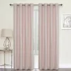 Unbranded Flutter Grommet Window Panel - 54" X 84" -Greenland Home Fashions Shop 5108507 Pink