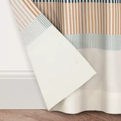 The Big One® Ivory Emile Stripe 2-Pack Window Curtain Set -Greenland Home Fashions Shop 5115531 ALT2