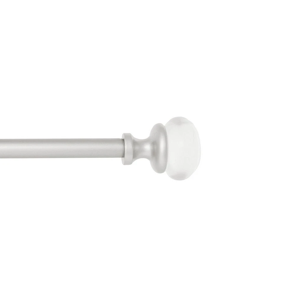 Kenney Fast Fit Shania 5/8" Decorative Window Curtain Rod 3 Kenney Fast Fit Shania 5/8" Decorative Window Curtain Rod