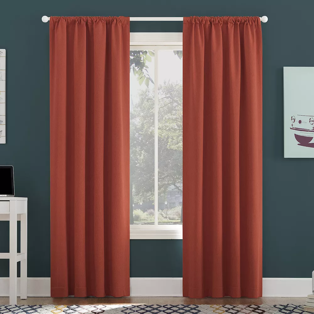 Sun Zero Generation Jules 100% Blackout Rod Pocket Window Curtain 3 Sun Zero Generation Jules 100% Blackout Rod Pocket Window Curtain