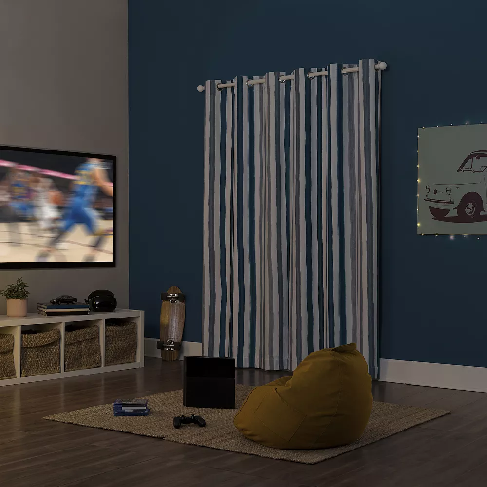 Sun Zero Generation Pippa 100% Blackout Grommet Window Curtain 4 Sun Zero Generation Pippa 100% Blackout Grommet Window Curtain - Image 2