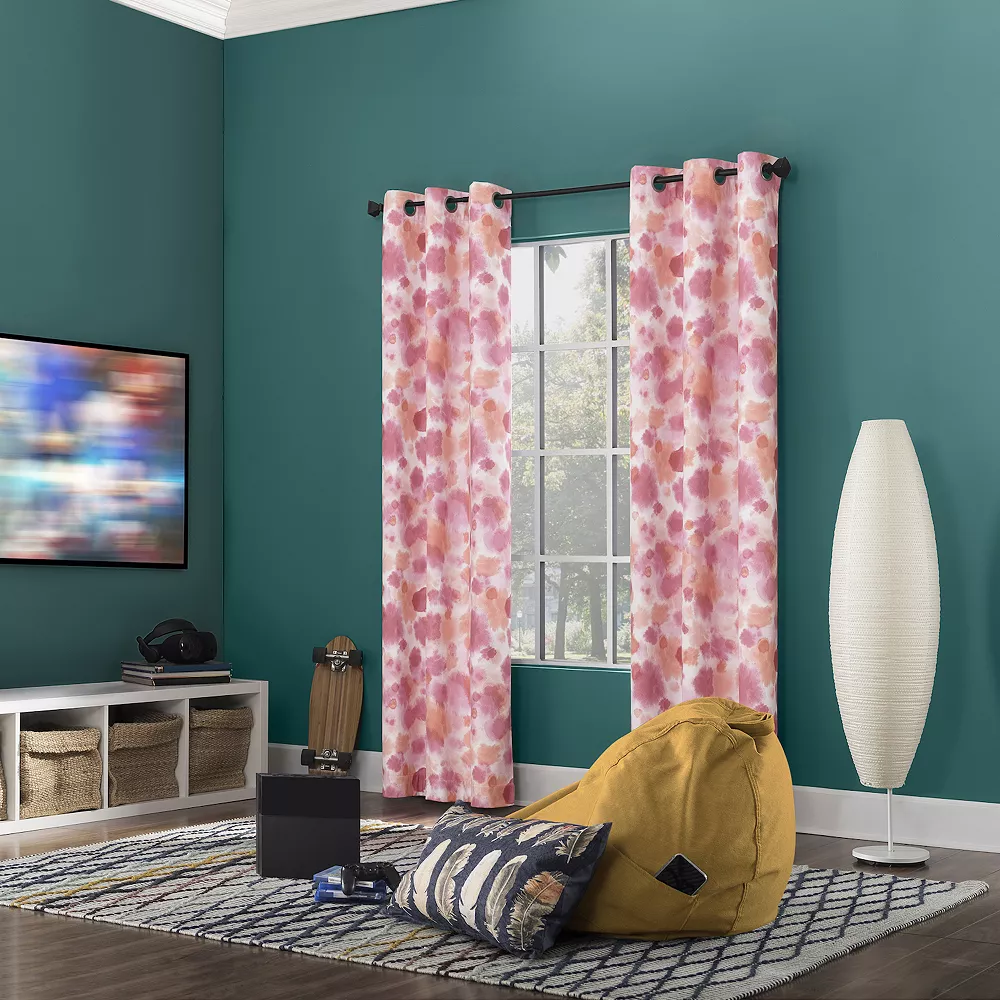 Sun Zero Generation Tie Dye 100% Blackout Grommet Window Curtain 8 Sun Zero Generation Tie Dye 100% Blackout Grommet Window Curtain - Image 6