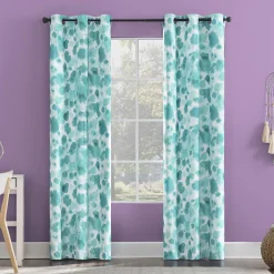 Sun Zero Generation Tie Dye 100% Blackout Grommet Window Curtain