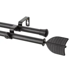 Rod Desyne Feather 13/16" Double Curtain Rod
