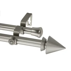 Rod Desyne Cone 13/16" Double Curtain Rod