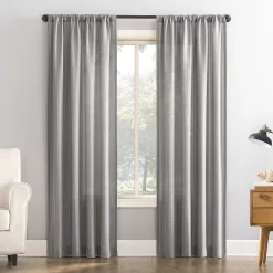 Sonoma Goods For Life® Recycled Polyester Vertical Stripe Sheer Window Curtain