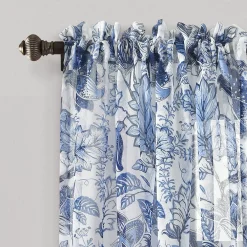 Lush Décor Lush Decor Cynthia Jacobean Sheer Window Curtain Set -Greenland Home Fashions Shop 5175079 ALT