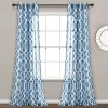 Lush Décor Lush Decor Edward Trellis Sheer Window Curtain Set 2 Lush Décor Lush Decor Edward Trellis Sheer Window Curtain Set -Greenland Home Fashions Shop 5175081 Navy