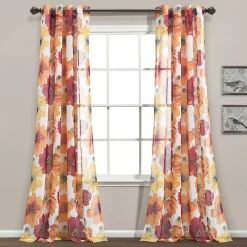 Lush Décor Lush Decor Leah Sheer Window Curtain Set