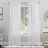 No. 918 Mallory Voile Sheer Curtain Panel 2 No. 918 Mallory Voile Sheer Curtain Panel -Greenland Home Fashions Shop 5175577 White