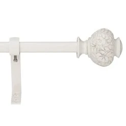 Decopolitan Arbor Knob Adjustable 5/8" Curtain Rod Set