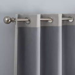Eclipse Kylie Absolute Zero 100% Blackout Grommet Window Curtain Set 11 Eclipse Kylie Absolute Zero 100% Blackout Grommet Window Curtain Set -Greenland Home Fashions Shop 5177379 ALT3
