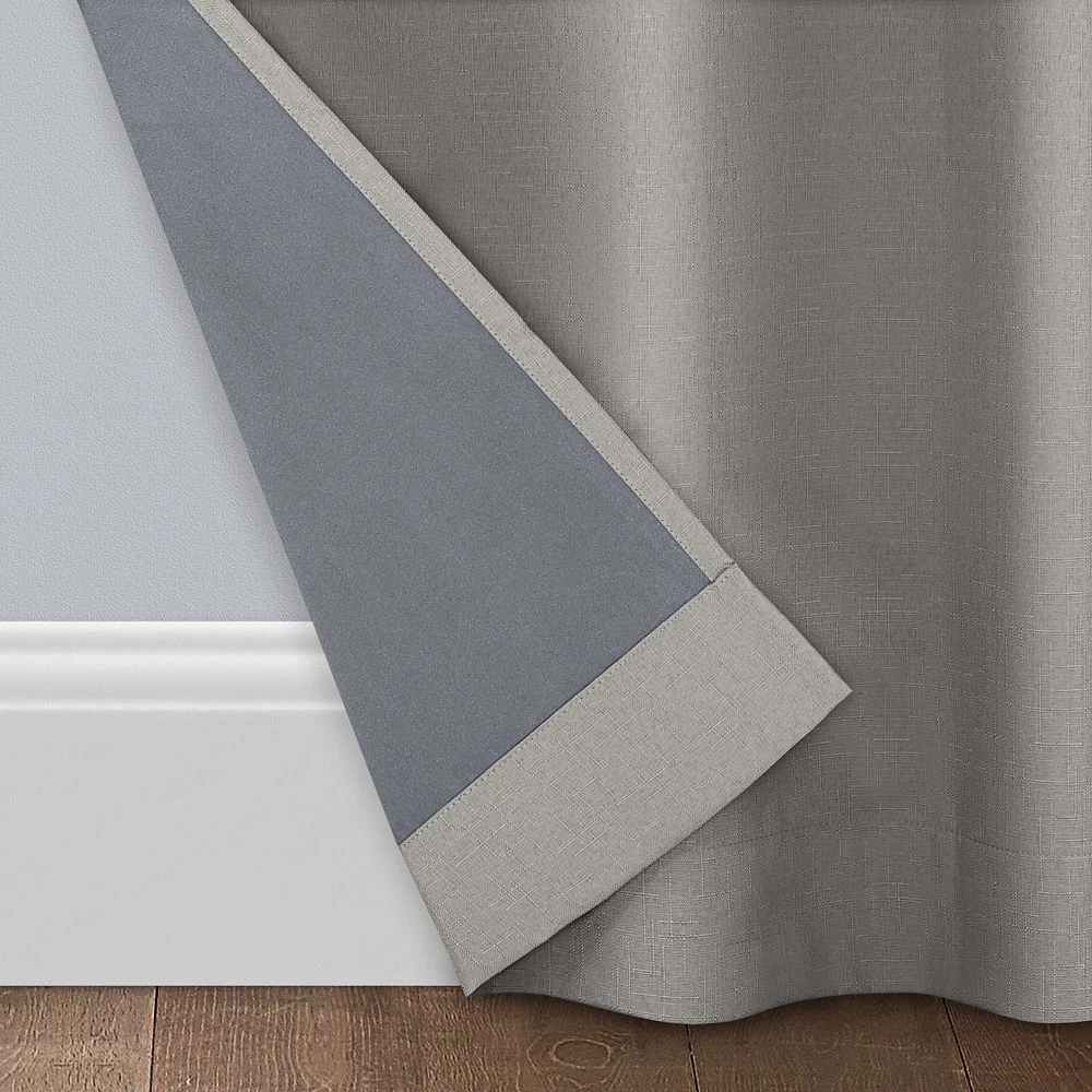 Eclipse Kylie Absolute Zero 100% Blackout Grommet Window Curtain Set 8 Eclipse Kylie Absolute Zero 100% Blackout Grommet Window Curtain Set - Image 6