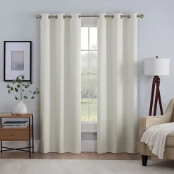 Eclipse Kylie Absolute Zero 100% Blackout Grommet Window Curtain Set