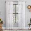 Clean Window Vintage Open Weave Anti-Dust Sheer Window Curtain Panel