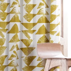 EFF Triad Printed Blackout Curtain Panel -Greenland Home Fashions Shop 5213795 ALT5