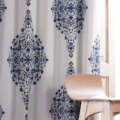 EFF Kerala Printed Blackout Curtain Panel -Greenland Home Fashions Shop 5213806 ALT5