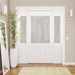 Achim Buffalo Check Door Panel And Tieback -Greenland Home Fashions Shop 5214023 ALT2