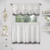 Achim Lana Window Curtain Tier Pair And Valance Set