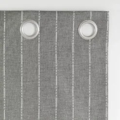 Sun Zero 2-pack Erria 100% Blackout Chambray Stripe Grommet Curtains 11 Sun Zero 2-pack Erria 100% Blackout Chambray Stripe Grommet Curtains -Greenland Home Fashions Shop 5224689 ALT4