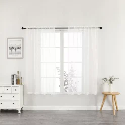 Unbranded Crystal Sheer 2-pack Window Curtain Set -Greenland Home Fashions Shop 5244835 ALT4
