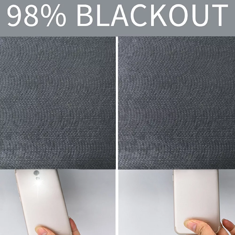 Unbranded Prelude Embossed Blackout 1-panel Window Curtain 6 Unbranded Prelude Embossed Blackout 1-panel Window Curtain - Image 4