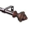 Rod Desyne Palace 5/8" Single Curtain Rod 84" - 120" -Greenland Home Fashions Shop 5252467 Cocoa
