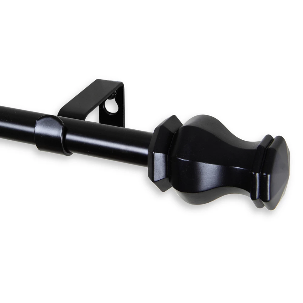 Rod Desyne Emelia 5/8" Single Curtain Rod 84" - 120" 3 Rod Desyne Emelia 5/8" Single Curtain Rod 84" - 120"