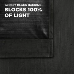 Zenna Home Smart Curtains Kelsey Light Zero 100% Blackout 2-panel Window Curtain Set -Greenland Home Fashions Shop 5260924 ALT3