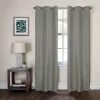 Zenna Home Smart Curtains Kelsey Light Zero 100% Blackout 2-panel Window Curtain Set -Greenland Home Fashions Shop 5260924 Silver