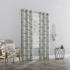 The Big One® 2-Pack Tenavi Grommet Room Darkening Curtain -Greenland Home Fashions Shop 5318172 ALT4