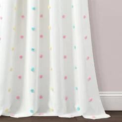 Lush Décor Lush Decor Rainbow Tufted Dot Window Curtain -Greenland Home Fashions Shop 5354780 ALT3