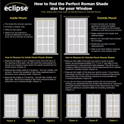 Eclipse Kylie Solid 100% Total Blackout Cordless Roman Shade 64" Length -Greenland Home Fashions Shop 5357771 ALT90