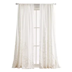 Peri Chenille Rose Poletop Window Curtain Set 11 Peri Chenille Rose Poletop Window Curtain Set -Greenland Home Fashions Shop 5464451 ALT4
