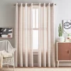 Peri Cargo Stripe Grommet 2-panel Window Curtain Set -Greenland Home Fashions Shop 5464457 Linen