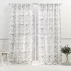Nicole Miller New York Hattie Light Filtering 2-panel Window Curtain Set 2 Nicole Miller New York Hattie Light Filtering 2-panel Window Curtain Set -Greenland Home Fashions Shop 5474990 Gray