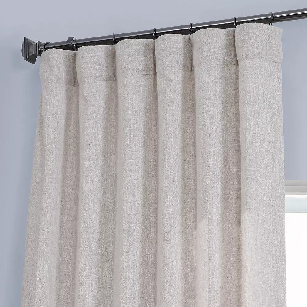 EFF Heavy Faux Linen Window Curtain 4 EFF Heavy Faux Linen Window Curtain - Image 2