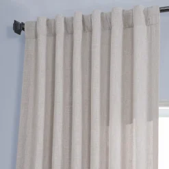 EFF Heavy Faux Linen Window Curtain 10 EFF Heavy Faux Linen Window Curtain -Greenland Home Fashions Shop 5478899 ALT3