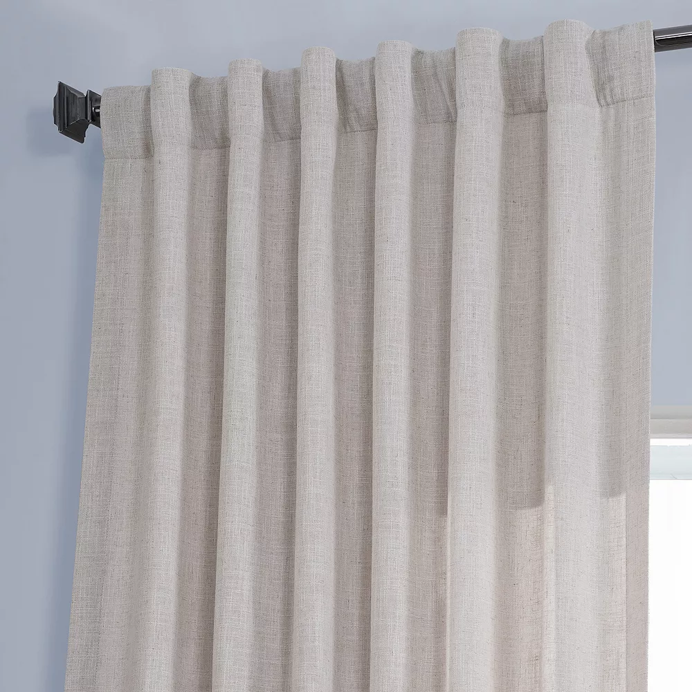 EFF Heavy Faux Linen Window Curtain 5 EFF Heavy Faux Linen Window Curtain - Image 3