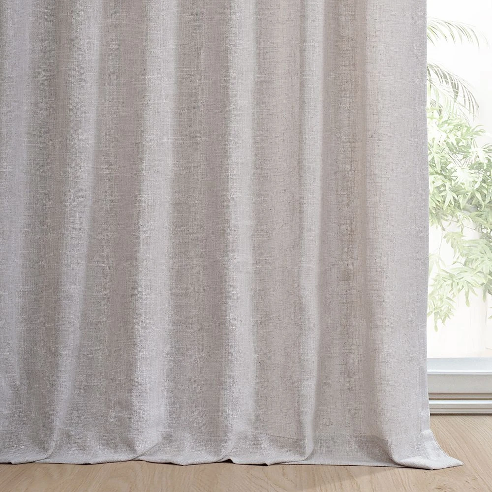 EFF Heavy Faux Linen Window Curtain 6 EFF Heavy Faux Linen Window Curtain - Image 4